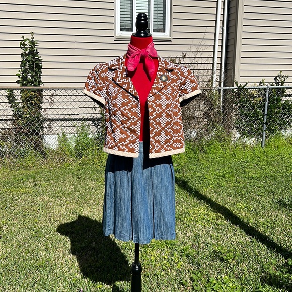 Nanette Lepore Cropped Tailored Embroidered Jacket 8 - Picture 1 of 10